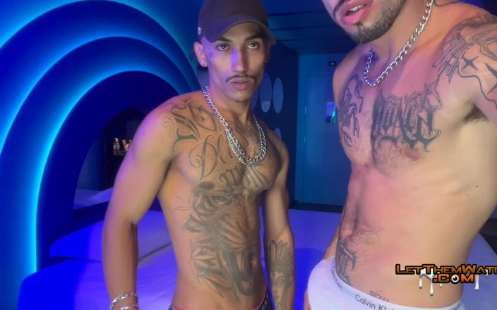 Let them watch: Ricky Xl baise un voyou latin à baise sans capote