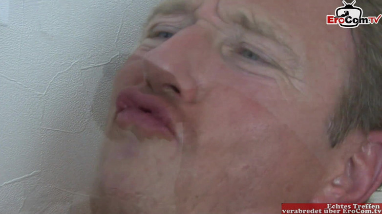 EroCom: FMM threesome with a petite hairy Asian teen with small...