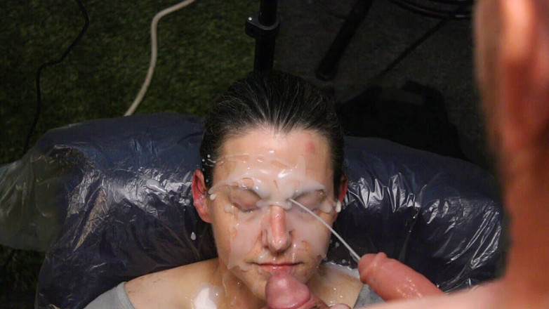 Dirty Dees: Eigengemaakte nep sperma bukkake-compilatie