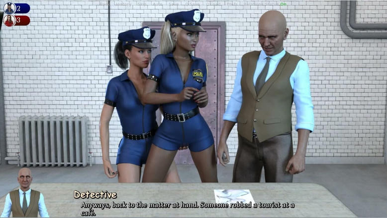 XXX Games Bunk: Bad hero - gameplay- roleplay - polisi wanita menggoda tahanan
