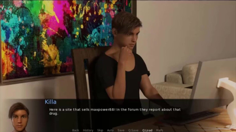 Visual Novels: BangCity Part 18 - cum on face gang slut