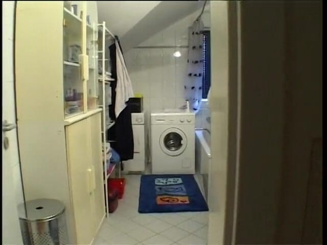 Horny Two really wet MILFs: Curly haired MILF takes a shower before getting screwed