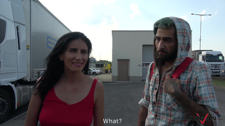 Take Van: She will get a ride, but not without jizz on...