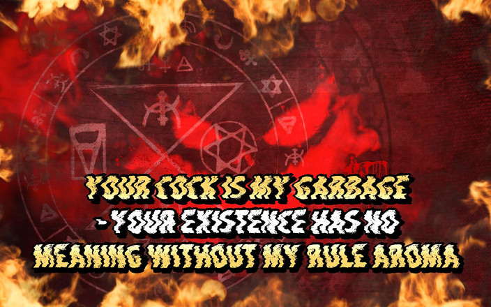 Goddess Misha Goldy: Seu pau é meu lixo - sua existência não tem sentido sem...