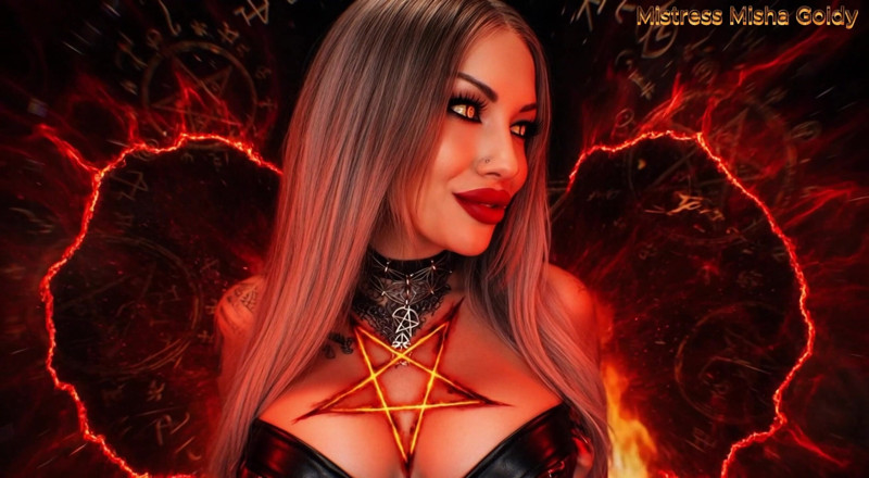 Goddess Misha Goldy: Hell's Kostky: Hrana, dokud se nezlomíš. Interaktivní hra Edge. Honím...