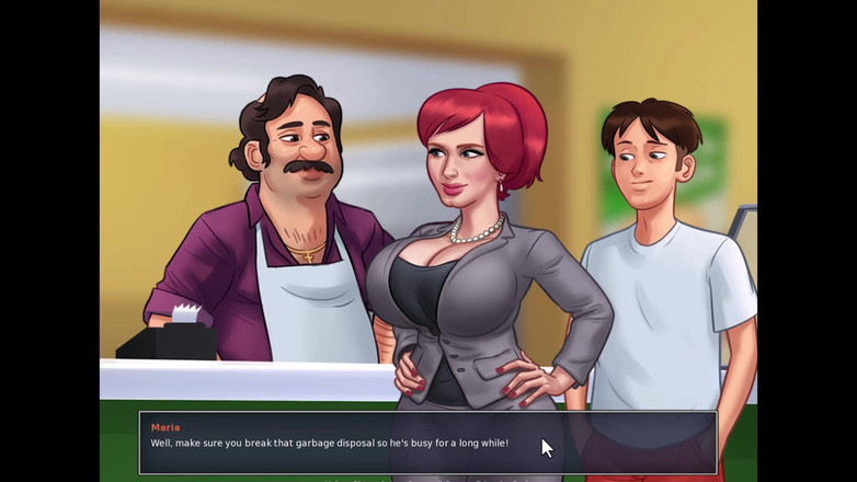 Johannes Gaming: Summertime Saga - menghisap buah dada Jenny