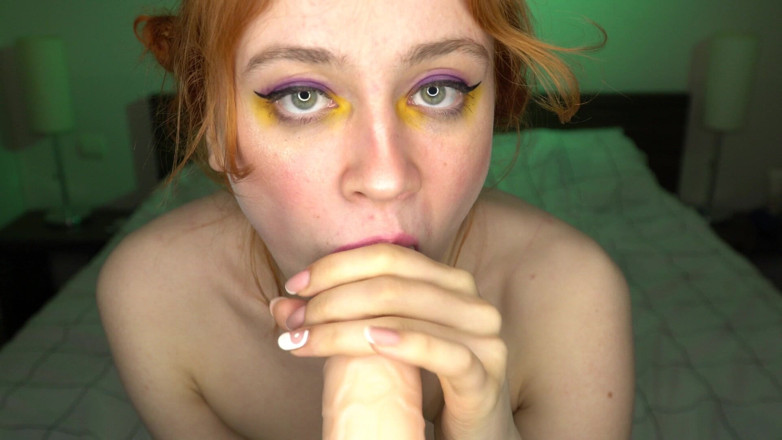Sheryl X Sinclair: POV: Redhead Sheryl Does Blow Job to Your Hard Cock...