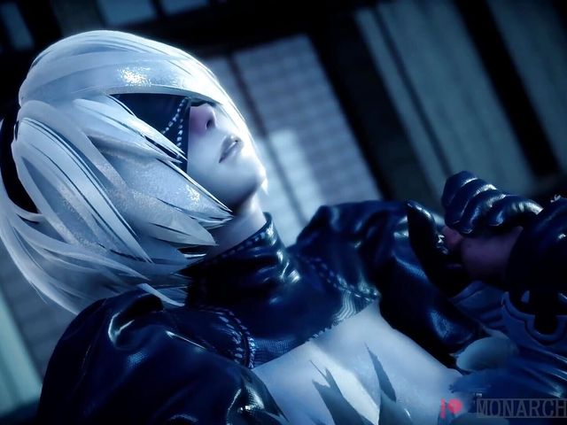 Nier Automata Yorha 2b and Big Cock by Monarchnsfw Animation with Sound 3D Hentai Porn Sfm (The fox 3D)