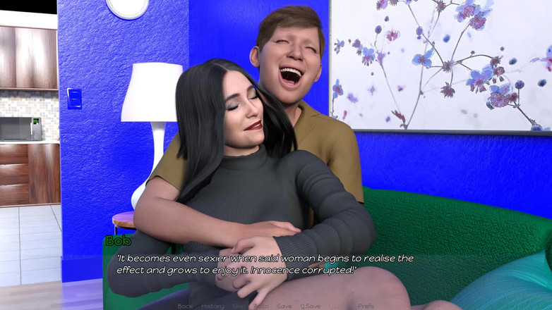 Dirty GamesXxX: Tiga Panel: cuckold mahu mengintip kehidupan seksnya dengan isterinya - episod 3