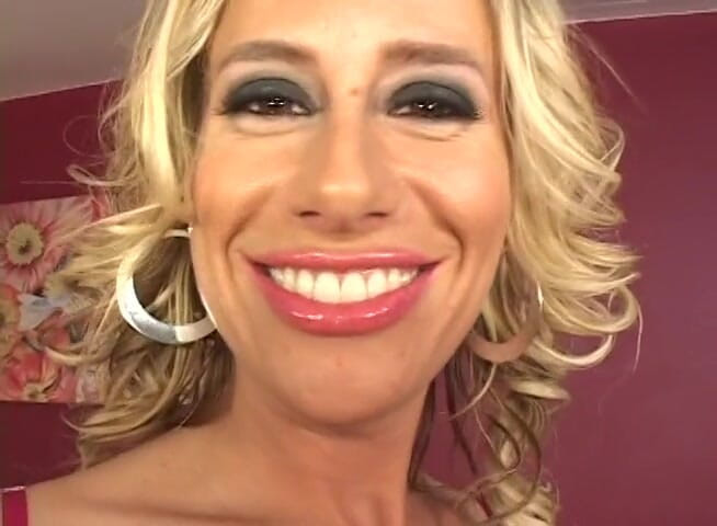 MILF my Cock: Blonde milf gets her ass oiled at casting before getting...