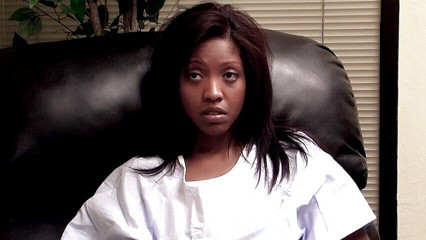 Lesbian Stories: Cute ebony chick gets orally pleased by her white lesbian...