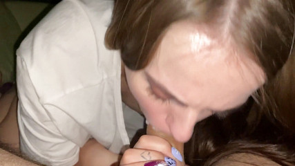 Katy Milligan: Deep cock sucking