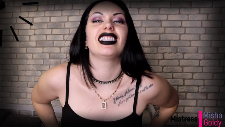 Goddess Misha Goldy: 1个月内每天都和我一起射精！第14天