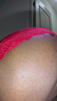 Lingerie Fuck with My Ebony Amateur Slut Creampied