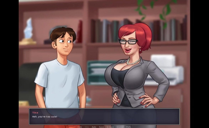 Miss Kitty 2K: Summertime saga v0.20.5 - ч.258 - гарячий кінець - тіна останній секс