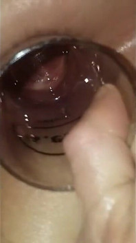 Glass in Ass