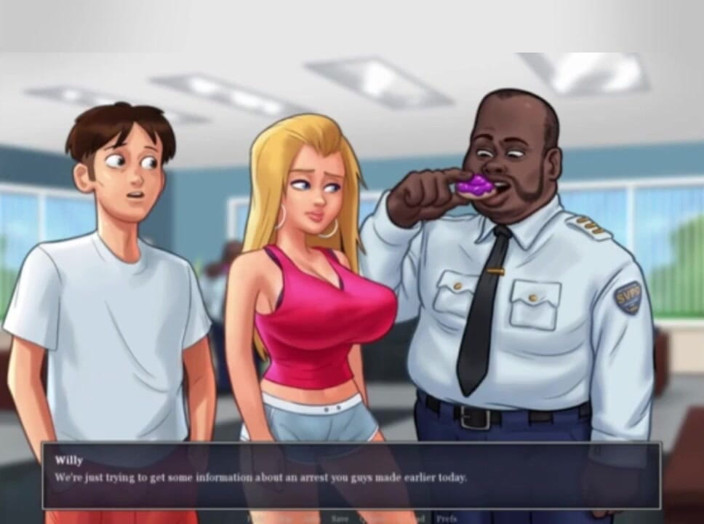 3DXXXTEEN2 Cartoon: Really large butt plug. 3D porn cartoon sex
