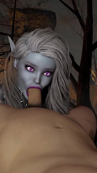 Wild Night Elf Is Hunting for a Fuck