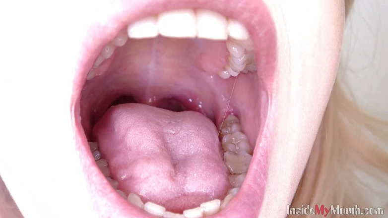 Inside My Mouth: Mouth fetish clip with Angel Wicky fullhd - Inside my mouth