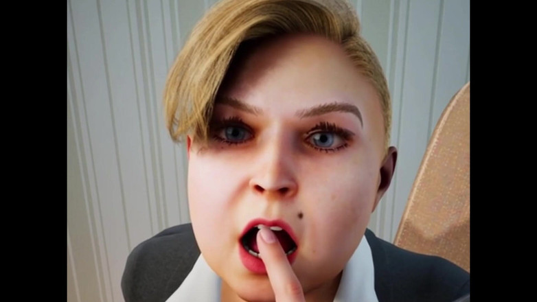 Denis animation: 가슴이 큰 통통한 여자들은 피자를 좋아합니다