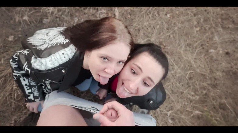 YSP Studio: Dvě sexy holky se navzájem natáčí s mým ptákem a...