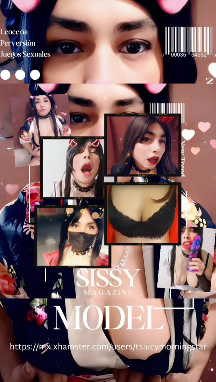 Ts Lucy Morningstar: Mexican Sissy Masturbates with a Dragon Dildo