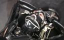 Amator Media: Caged and gagged Rubber Sissy get fucked