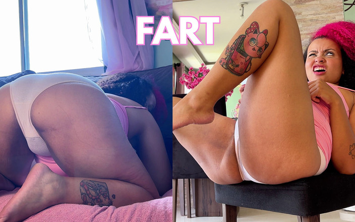 Cutiepiie Chubby: Super gassy latina apertada calcinha vestido peidando