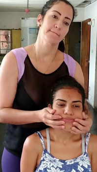 Latina Girl Maximally Stuff Gagged with Humongous Xxl BBW Panties!