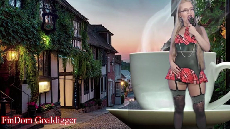 FinDom Goaldigger: First chastity cage lesson