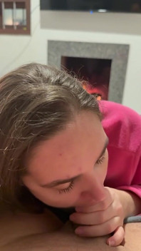 Real Couple Have Romantic Sex in the Living Room