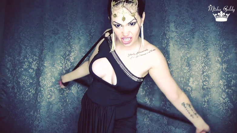 Goddess Misha Goldy: Best orgasm ever form dark goddess! End 1