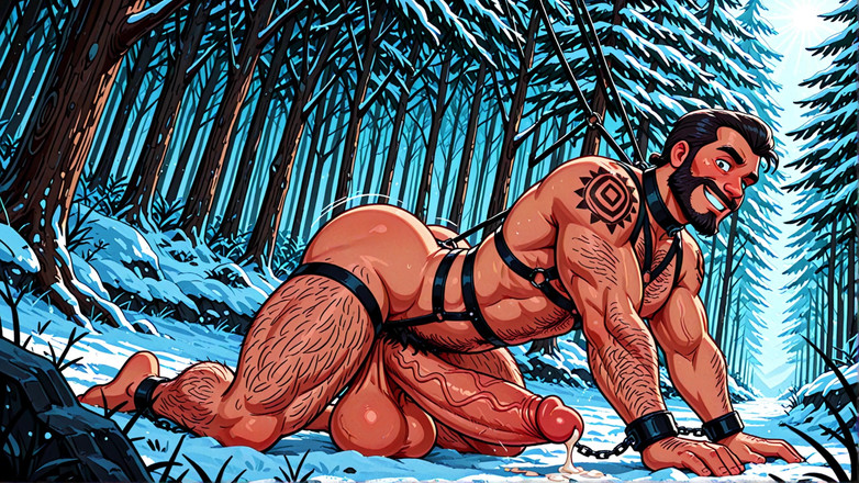 Erotic Man: Lelaki gay nakal di Harness