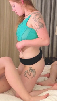Cuckquean Wife Licks Her While Husband Fucks Her - Two Redheads FFM Threesome