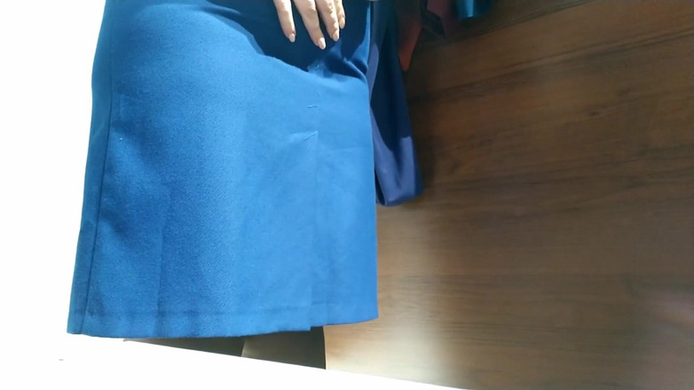 OurFetishLife: Femme mature aux formes pulpeuses - Vidéo de la cabine d’essayage...