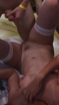 Gangbang duro hecho en Alemania