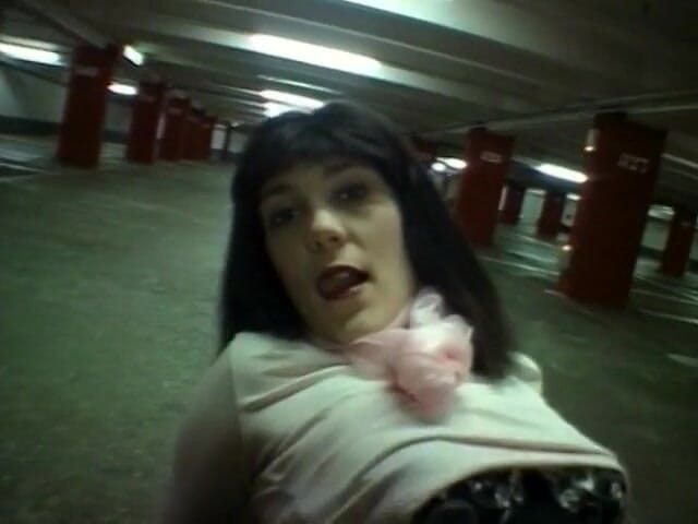 European Classics: Parking lot fuck with slutty brunette