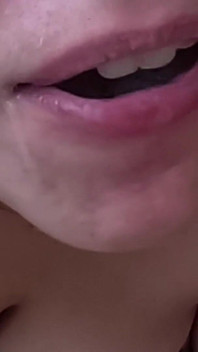 Lovely Close up Cum Play and Cum Swallow