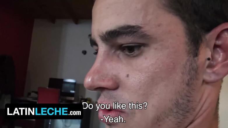 Latin leche: Latin Leche - Cute Latino Twink Slobbers On Mine And My...