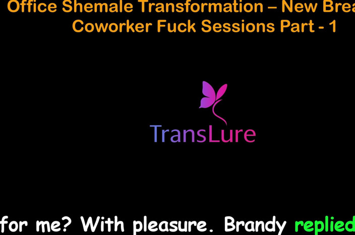 TransLure: เรื่องเย็ดเสียงภาษาอังกฤษ - การแปลงโสเบนออฟฟิศ - เซสชั่นเย็ดหน้าอกและเพื่อนร่วมงานใหม่ - ตอนที่ 1