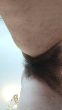 Sniff Hairy Pussy on Your Face! Naked Morning Stretching.