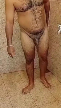 Sri Lankan Wife Gets Threesome with Husband and Room Boy in the Bathroom