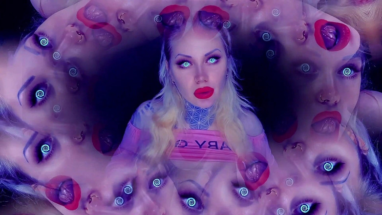 Goddess Misha Goldy: Centro de controle de olhos em espiral - olhos trancados, mundo...