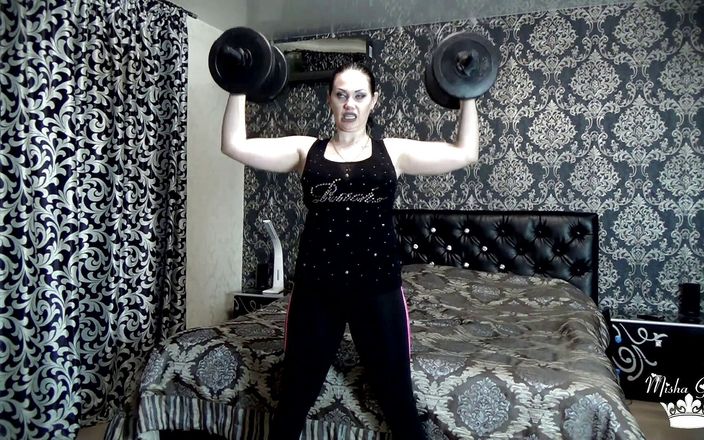 Goddess Misha Goldy: Beating my last weight lifting challenge! More than 50 times per...