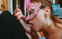 OksiAnal: 私の夫は私の口とおっぱいの中で絶頂し、私から精液を舐める