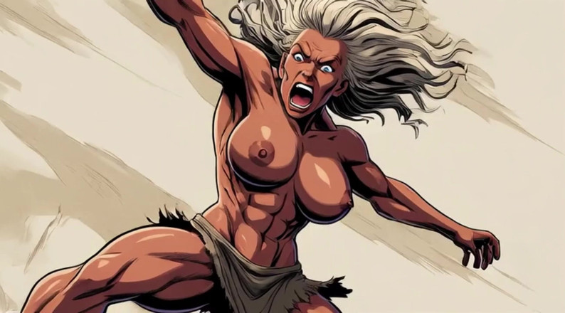 AI Porn: Ai спортивні жінки в мультфільмі сцени