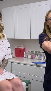 Doctor Tests Surrogate Teen’s Fertility by Pounding Her Little Hole as Hard as He Can