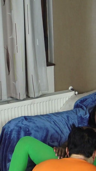 Ebony Barbie Colored Pantyhose Pussy Licking