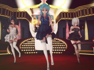 Mmd anime girls: Mmd R-18 Anime Girls Sexy Dancing (clip 1)