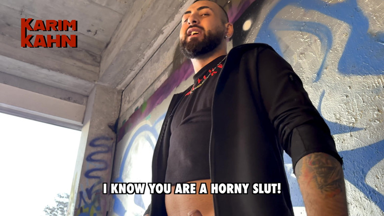 Karim Kahn: Large Pressure Cumshot After Jacking off Outdoor